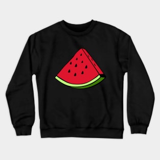 Free Palestine - Watermelon Symbol Crewneck Sweatshirt